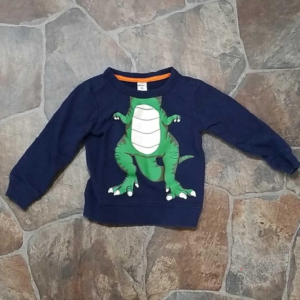 Carters 3t Dinosaur Sweatshirt